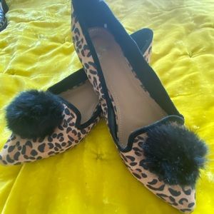 Cute flats with fur